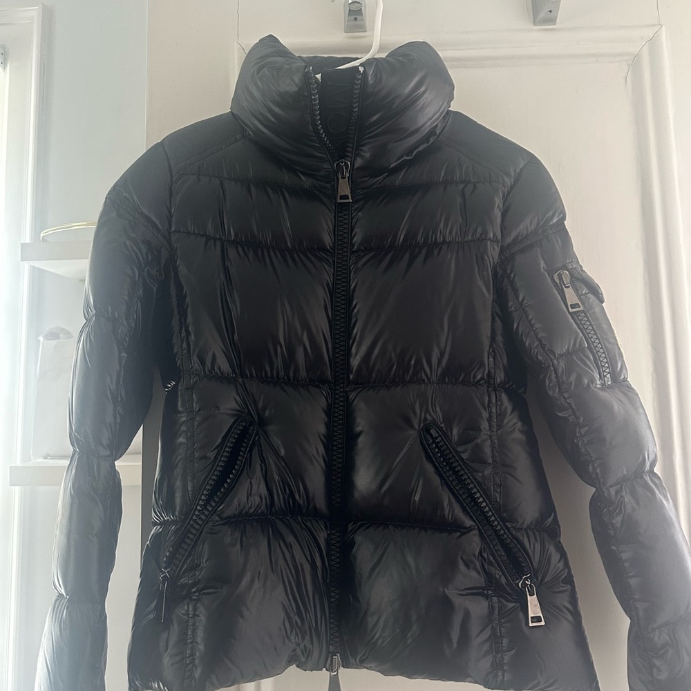 Moncler Shiny Black Puffer Jacket